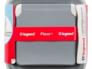 Priza exterioara Legrand Plexo 191512, IP55, gri, 16A, 3680W - Img 3