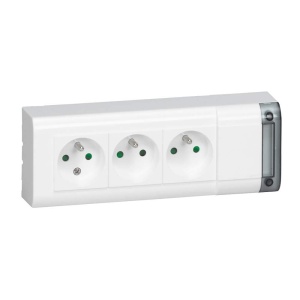 Priza multipla Legrand LEG50609, 3 prize, 3500W, montaj perete - Img 2