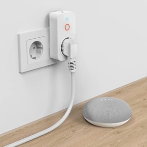 Priza WiFi Hama cu 2x USB A (priza Smart Home pentru dispozitive de pana la 2300 W si USB 2.1 A pentru smartphone, tableta, priza Wi-Fi pentru control vocal cu Alexa, Google, Siri, control aplicatie, 10 A) alb - Img 15