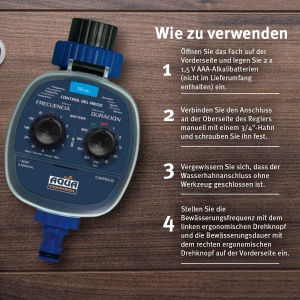 Programator de Irigare Aqua Control C4099O, Automatizare, 1-120 Minute, Pachet Ecologic - Img 5