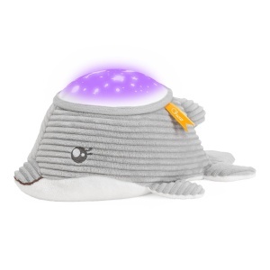 Proiector de noapte Chicco Delfin, 7 culori, sunete oceanice, muzica clasica, 0 luni