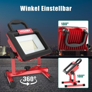 Proiector LED HYCHIKA 100W, 12000 LM, IP65, Rotatie 360, Cablu 3m - Img 5