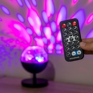 Proiector LED InnovaGoods cu Boxa Bluetooth, Rotire 360, Diverse Moduri de Iluminare - Img 3