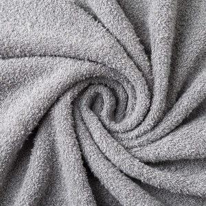 Prosoape de baie Todocama, 100 bumbac, 550 gm, gri deschis, 70 x 140 cm, 2 bucati - Img 2