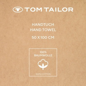 Prosoape de baie TOM TAILOR 2er Set 50x100 cm 100 bumbac, albastru - Img 5