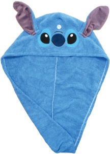 Prosop de par Disney Stitch din microfibra ultraabsorbanta, uscare rapida, pentru copii - Img 1