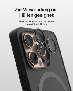 Protectie camera Belkin TemperedGlass pentru iPhone 17 Pro, 17 Pro Max, 16 Pro, 16 Pro Max, 2 bucati - Img 6