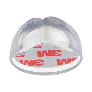 Protectie colturi Hauck Corner Me 2, 8 bucati, transparent, din silicon - Img 4