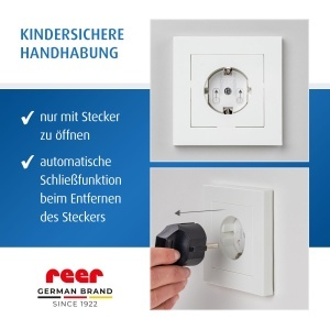 Protectie prize Reer 32010 set 10 bucati montare cu surub alb - Img 6