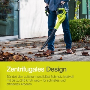 Puff de frunze RYOBI OBL1820S, 18V, 245 kmh, 2.6 mmin - Img 7