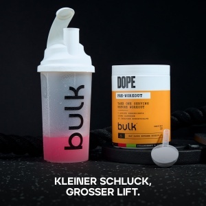 Pulbere Pre-Workout Bulk Dope, 495 g, Aroma Capsuni si Lime, 30 Portii - Img 6