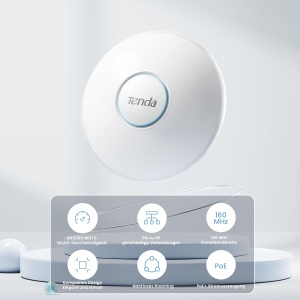 Punct de acces WiFi Tenda i27, PoE, 3000 Mbps, WiFi 6 - Img 2