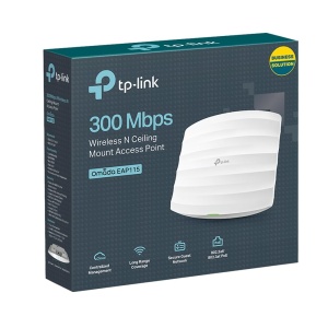 Punct de acces wireless TP-Link EAP115, 300Mbits, suport PoE, montare pe tavan - Img 5