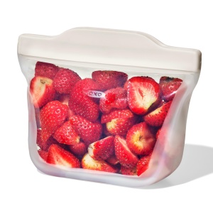 Punga reutilizabila din silicon OXO Good Grips - Husa Snack Stand Up 335ml - Ovaz