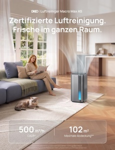 Purificator de aer DREO cu filtru HEPA lavabil pentru incaperi mari - Img 2