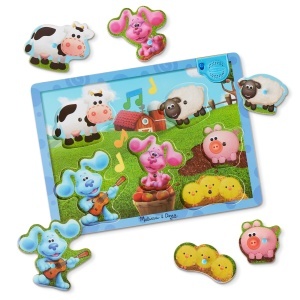 Puzzle din lemn Melissa Doug Blues Clues You, 6 piese, sunete si imagini - Img 4