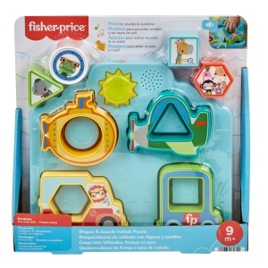 Puzzle Fisher-Price HRP31 Forme si Sunete pentru Bebelusi 40 Melodii si Luminite Interactive - Img 6