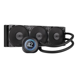 Racitor CPU Corsair Nautilus 360 RS LCD, 360mm, Negru, AIO