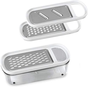 Racitor cu 3 cutite din inox Metaltex 19971010080, cu recipient si picioare antiderapante - Img 4