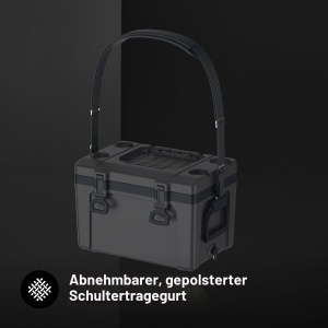Racitor de exterior STANLEY 1913 Adventure 26L - 36 ore racire - Negru - Img 7