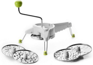 Racitor de legume Ibili Moulinette Julienne, 12cm, plastic si metal - Img 5