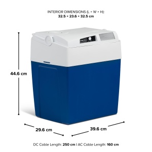 Racitor electric Mobicool ME27, 26L, 12V si 230V, albastru - Img 4
