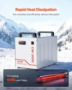 Racitor industrial VEVOR CW-3000, capacitate 9L, 10Lmin, cu ventilator performant - Img 2