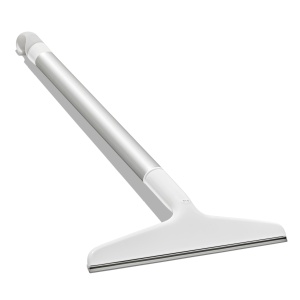 Racleta OXO Good Grips cu maner din aluminiu extensibil, 39.4-58.4 cm, silicon