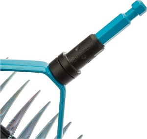 Racleta pentru gazon Gardena combisystem 35 cm, otel de calitate, 2 in 1 - Img 2