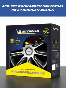 Radacini auto MICHELIN MX-LBS 15 inch NegruSilver, set 4 bucati - Img 2