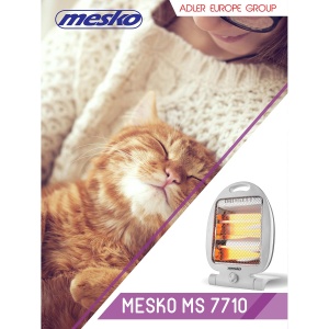 Radiator cu infrarosu Mesko MS7710, 800W, portabil, cu 2 trepte de putere - Img 6