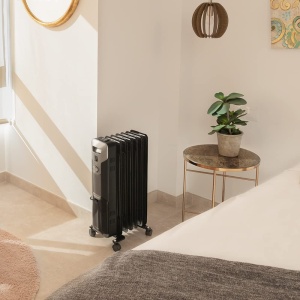 Radiator electric Cecotec ReadyWarm 7000, 1500 W, 7 module, negru - Img 2