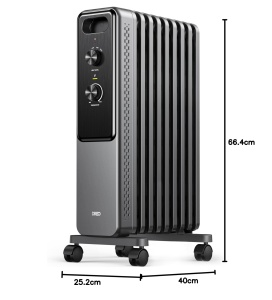Radiator electric Dreo cu ulei, 2000W, 9 ripeni, termostat ajustabil - Img 9