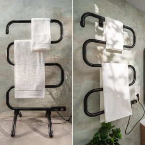 Radiator electric pentru prosoape Cecotec ReadyWarm 5000, 100 W, negru, montare pe perete sau podea - Img 6