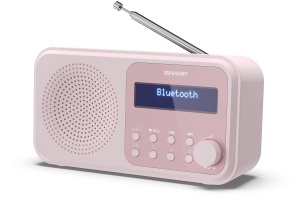 Radio digital portabil SHARP DR-P420 Blossom Pink Bluetooth 50 DABFM Dual Alarm