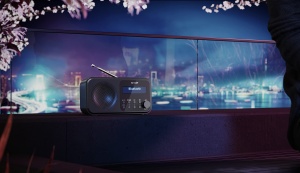 Radio digital portabil SHARP DR-P420 (DAB/DAB+/FM cu RDS, USB, Bluetooth 5.0, functii de ceas cu alarma jack de 3,5 mm), negru - Img 7
