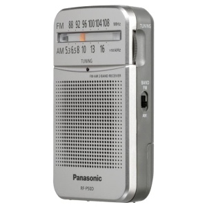 Radio portabil Panasonic RF-P50DEG-S, cu afisaj LED, alimentare cu baterii, argintiu - Img 3