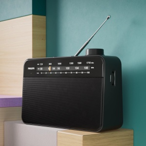 Radio portabil Philips TAR2509 FMMW Design clasic Sunet clar - Img 6