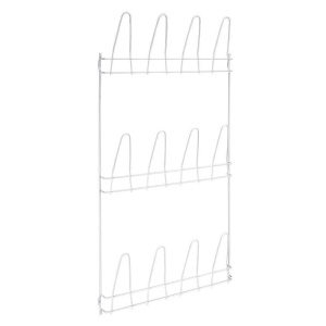 Raft pentru pantofi Metaltex, Metal, 41x77x6 cm, Alb