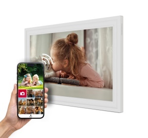 Rama foto digitala Thomson 15 inch, FHD, 32 GB, alb