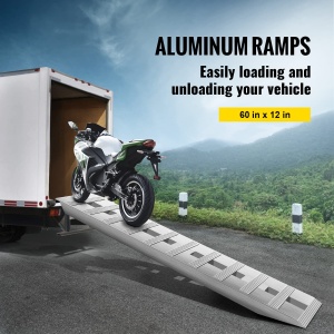 Rampa din Aluminiu VEVOR 1520 x 305 mm, Capacitate 2722 kg, Inaltime 406 mm - Img 2