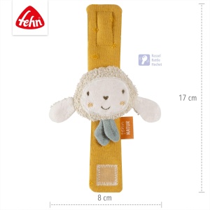 Rasdel pentru bebelusi FehnNatur model O48353 din bumbac organic cu design de oaie - Img 5