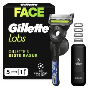 Rasierer Barbati GilletteLabs, Metal, Negru, 5 Lame, FlexDisc