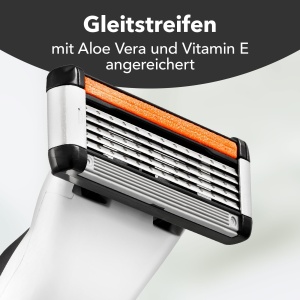 Rasierer pentru barbati BIC Hybrid 5 Flex, 10 lame, cu Aloe Vera si Vitamina E - Img 7