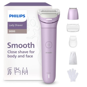 Rasitor electric pentru femei Philips Lady Shaver Series 8000, 100 min autonomie, 3 lame