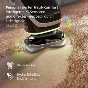 Rasitor electric Philips i9000 Prestige, gri-silber, cu trimmer integrat si statie de curatare - Img 6