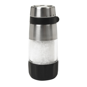 Rasnita de sare OXO Good Grips din otel inoxidabil reglabila design elegant - Img 4