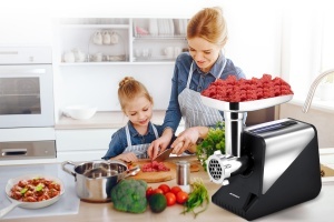 Rasnita electrica Berdsen 800W2000W cu accesorii, negru-silver - Img 5