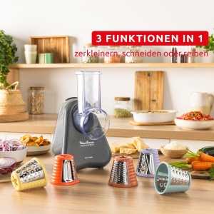 Rasnita electrica Moulinex Fresh Express DK855HE0, 5-in-1, gri - Img 7