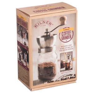 Rasnita manuala cafea Kilner 0025785 mecanism ajustabil recipient sticla 05L - Img 4